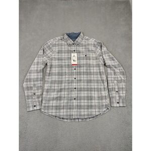 Michael Bastian Shirt Mens‎ Medium Gray Plaid Button Down Long Sleeve Casual